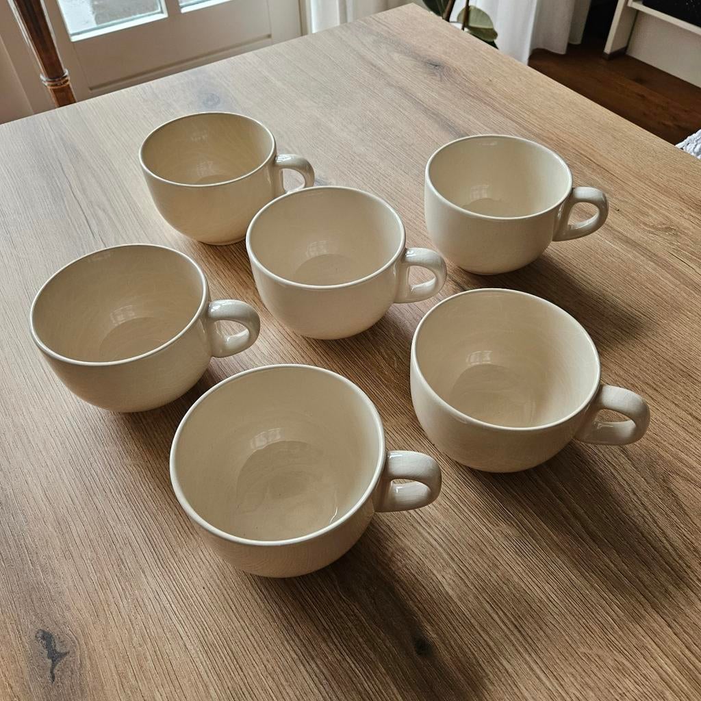 6 Crème Soepkommen - Zo Goed Als Nieuw, Ophalen of Verzenden, Zo goed als nieuw