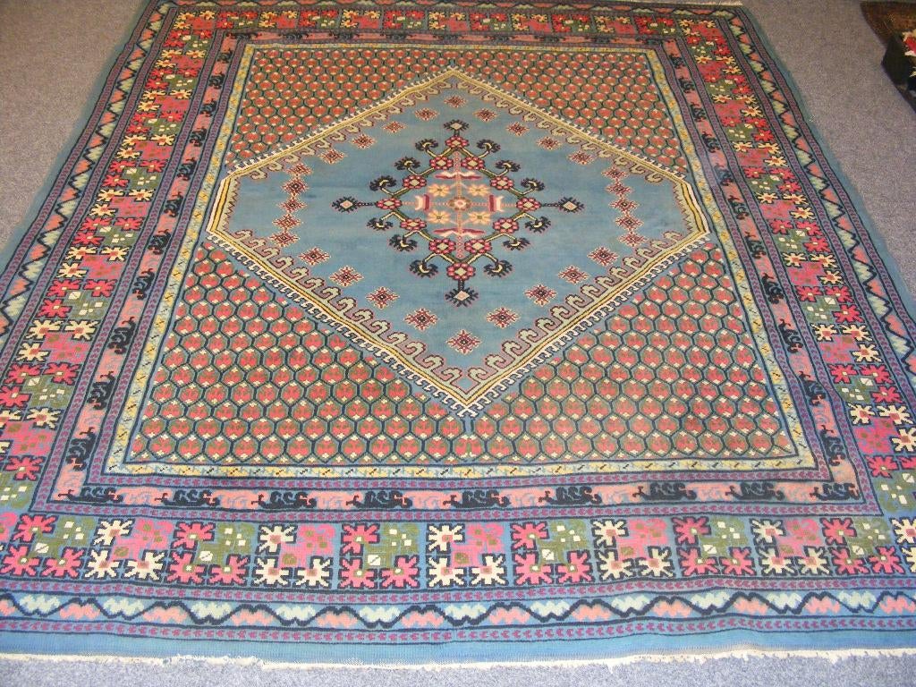 Handgeknoopt Perzisch Tapijt yalameh-iran Maat:212X2.65,, Verzenden, 200 cm of meer, Crème, Zo goed als nieuw