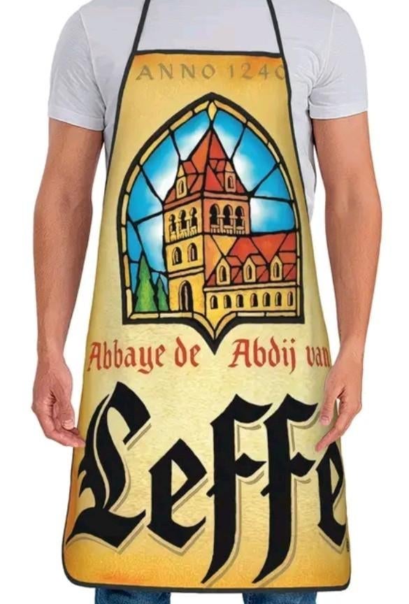 Leffe Schort voor Mancave, Bar of Kroeg, Ophalen of Verzenden, Nieuw, Reclamebord, Plaat of Schild, Overige merken