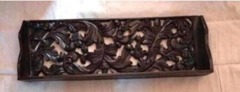 Houtsnijwerk plank / ornament, Ophalen of Verzenden