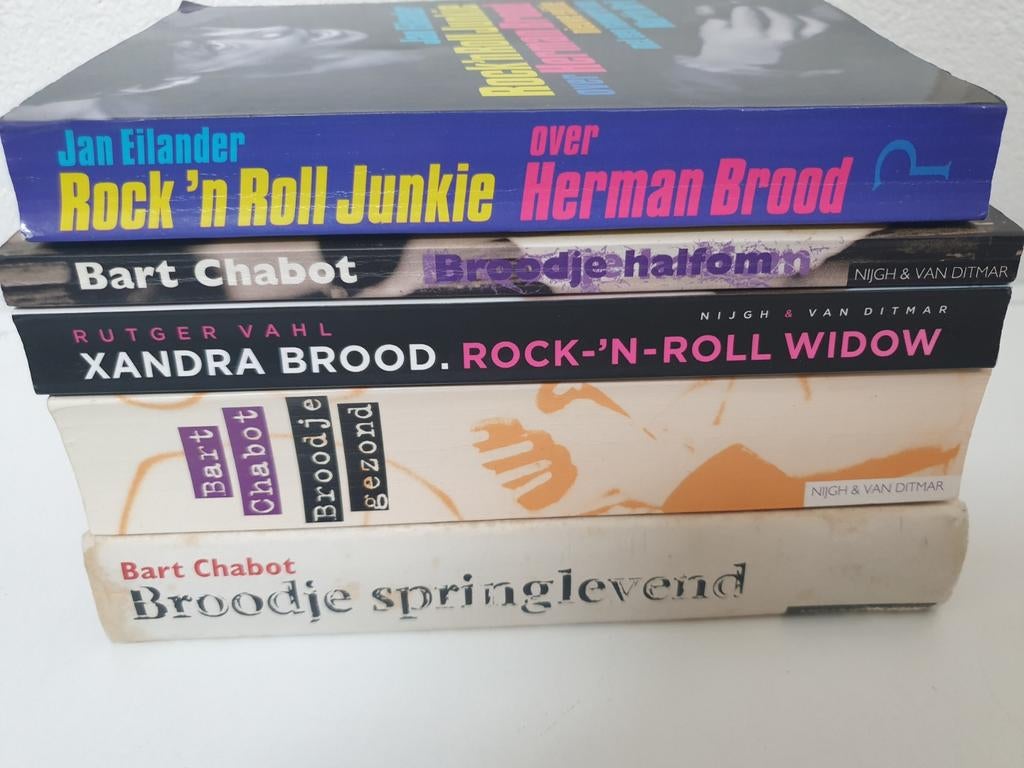 Herman Brood Boeken Collectie, Ophalen of Verzenden, Gelezen, Diverse
