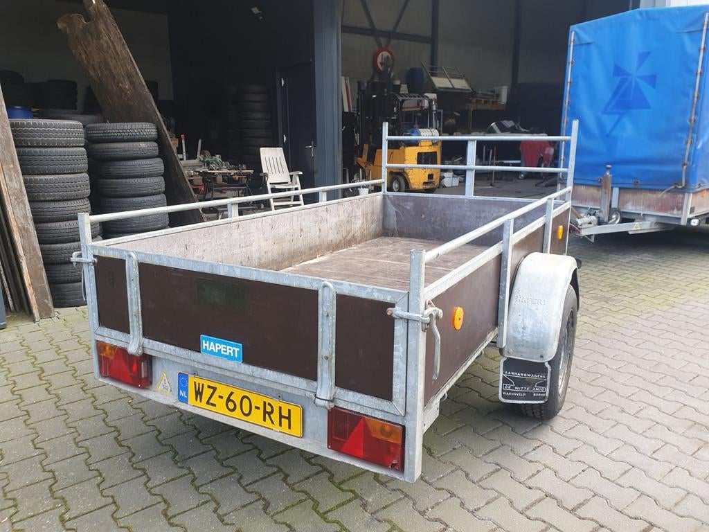 Hapert geremde enkelas 1350KG Super netjes nu 999 ex, Ophalen of Verzenden, Nieuw
