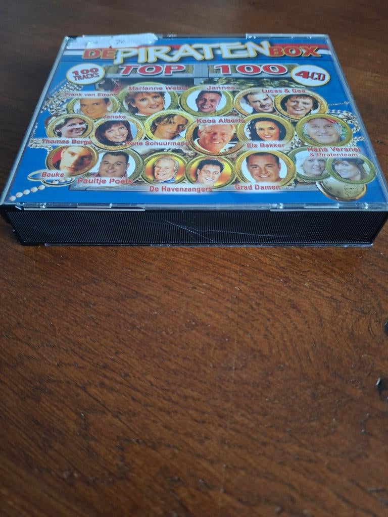 Cdbox de piraten top 100, Ophalen of Verzenden, Zo goed als nieuw, Overige genres