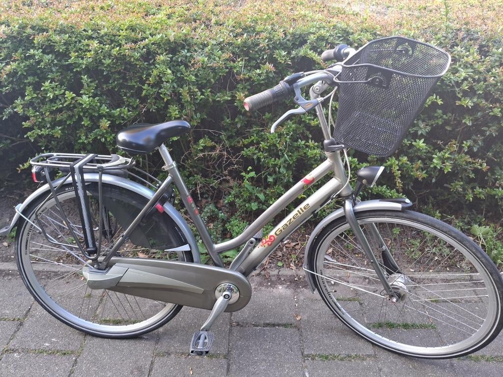 Nette 28 inch gazelle Just for you 3 versnellingen 195.-, Versnellingen, Ophalen of Verzenden, Gazelle, 53 tot 56 cm