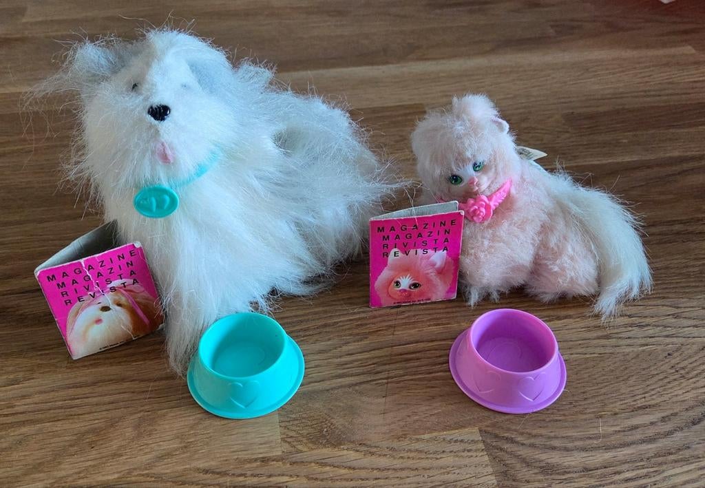 Barbie Vintage Tag-A-Long Hond & Kat - 1990s, Ophalen of Verzenden, Gebruikt, Hond