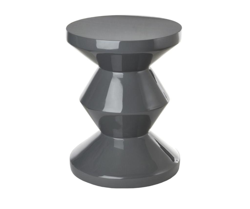 POLSPOTTEN Zig Zag bijzettafel Grijs | Van €350, nu, Huis en Inrichting, Tafels | Bijzettafels, 45 tot 60 cm, Minder dan 55 cm