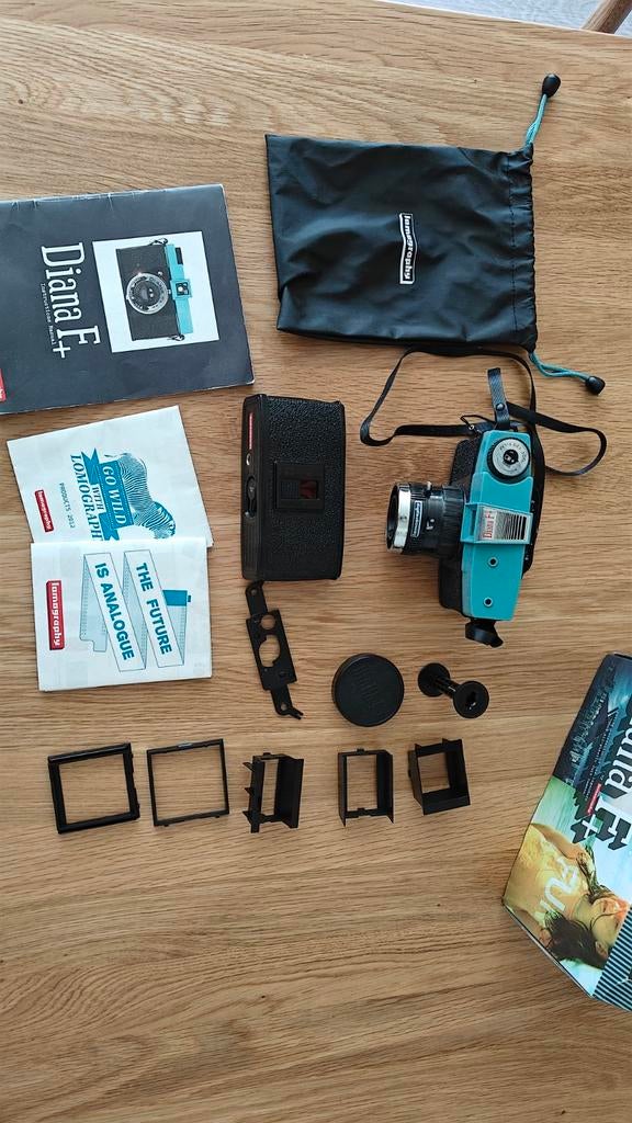 Lomography Diana F+ compleet, Ophalen of Verzenden, Compact, Overige Merken