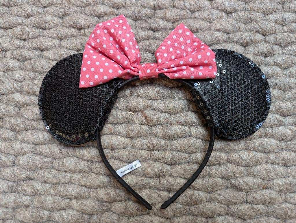 Haarband Minnie Mouse oren - roze Cadeau Sint of Kerst, Ophalen of Verzenden, Nieuw, 110 t/m 116, Meisje