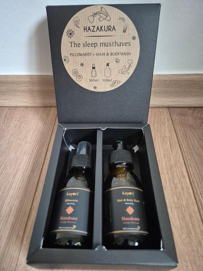*NIEUW* Pillowmist en Hair- en bodywash Hazakura van Kayori, Ophalen of Verzenden, Nieuw
