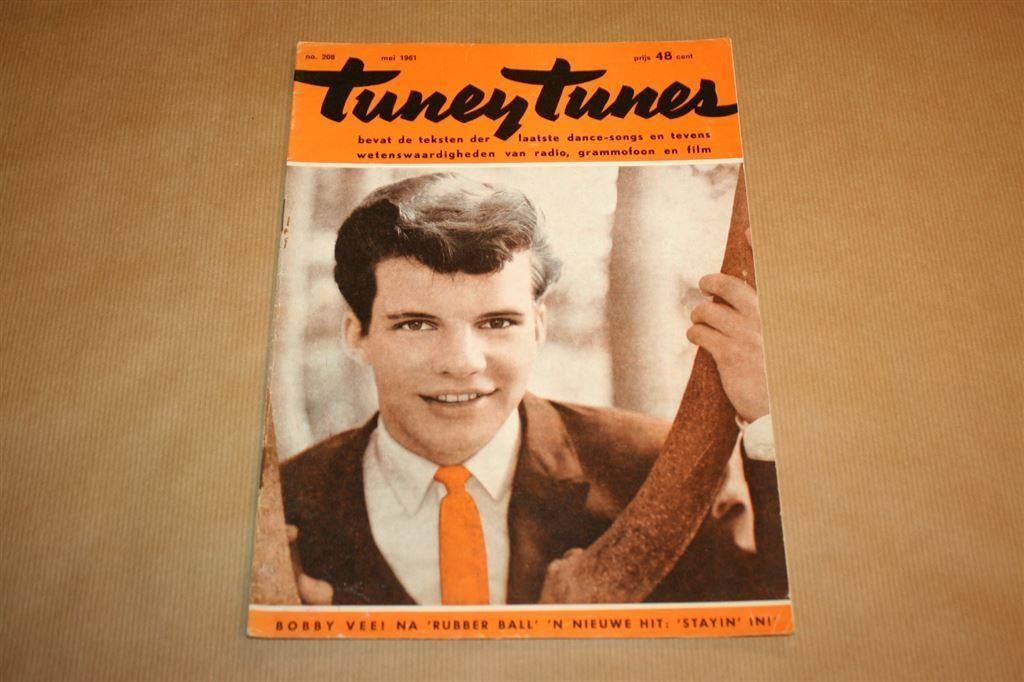 Tuney Tunes - No. 208 1961 - Poster Blue Diamonds, Verzamelen, Ophalen of Verzenden, 1960 tot 1980, Knipsel(s)