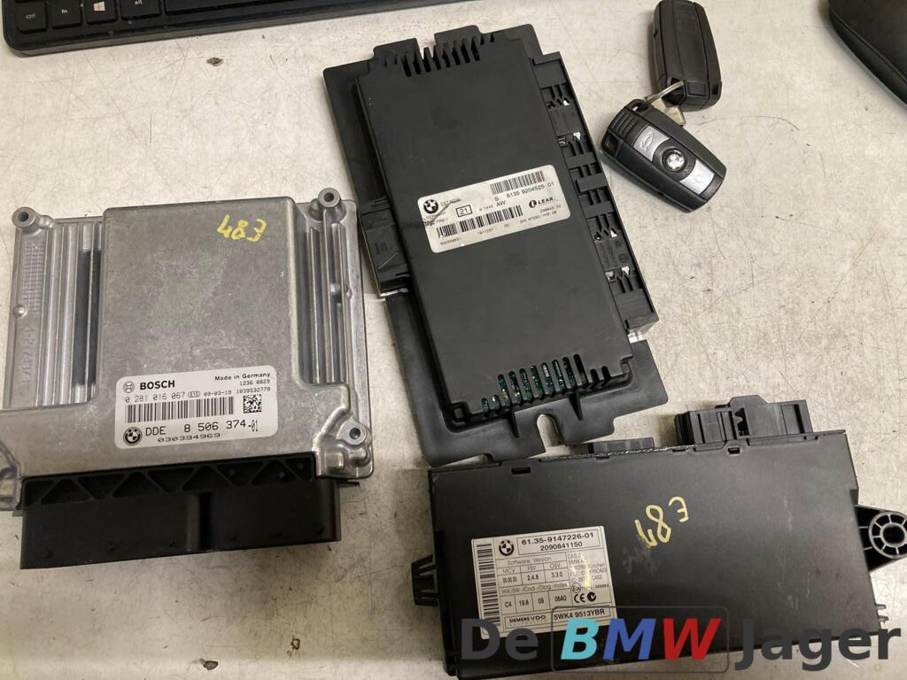 DDE + CAS-module + licht module BMW E8X E9X 8506374 20D N47, Auto-onderdelen, Elektronica en Kabels, BMW, Gebruikt, Ophalen of Verzenden