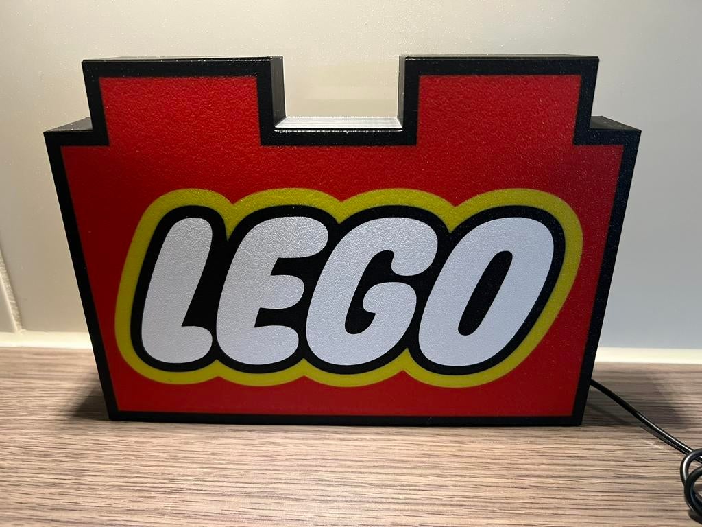 LEGO blok vorm ledlamp, Verzamelen, Merken en Reclamevoorwerpen, Ophalen of Verzenden, Nieuw, Lichtbak of (neon) lamp