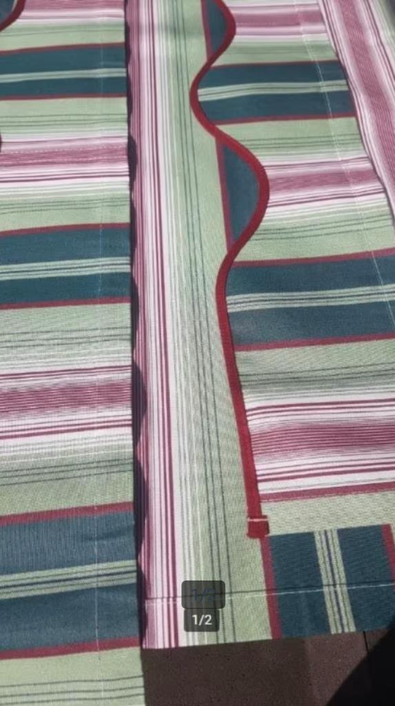 Luifeldoek met volant, Overige typen, Nieuw, Ophalen of Verzenden, Minder dan 250 cm