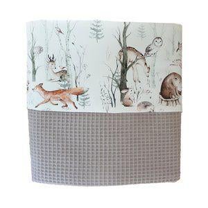 Ledikantdeken Deken Forest Friends Little Dreamzzz, Kinderen en Baby's, Babywiegjes en Ledikanten, Bi & Li Creaties, Nieuw, Ophalen of Verzenden