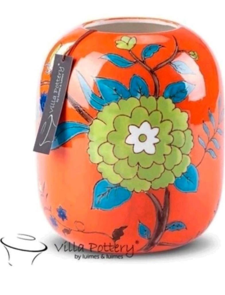 Vaas Porselein Waterdicht Villa Pottery Woondecoratie Decor, Ophalen of Verzenden, Wit, Aardewerk of Porselein, Minder dan 50 cm