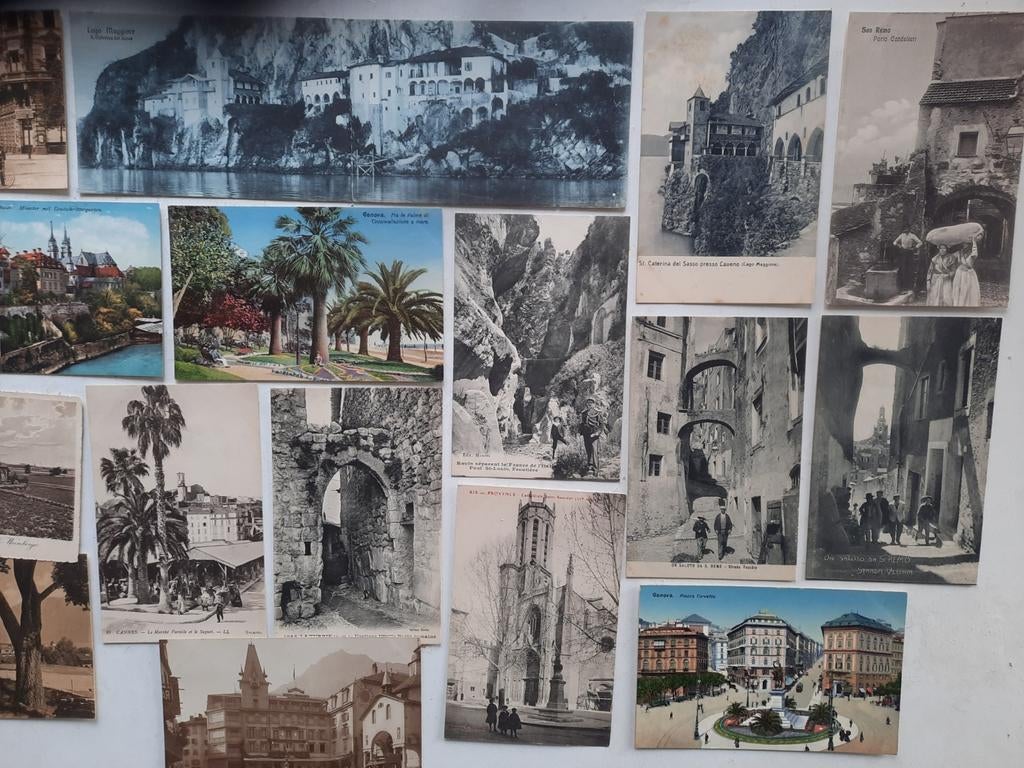 Ruim 100 oude ansichtkaarten ) Duitsland,Frankrijk  , Italië, Ophalen of Verzenden, Voor 1920, Ongelopen, Overig Europa