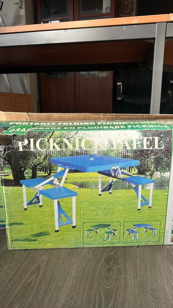 Camping picknicktafel, Ophalen, Nieuw