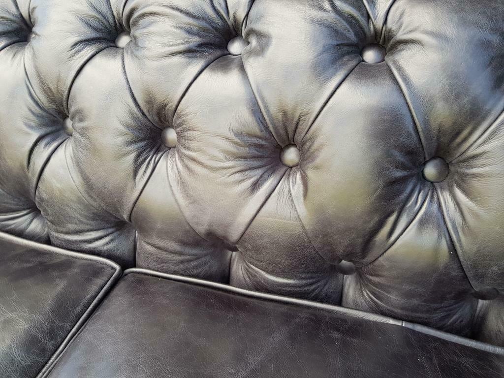 Foto 6 van NIEUWE Chesterfield bank vintage zwart + GRATIS BEZORGD