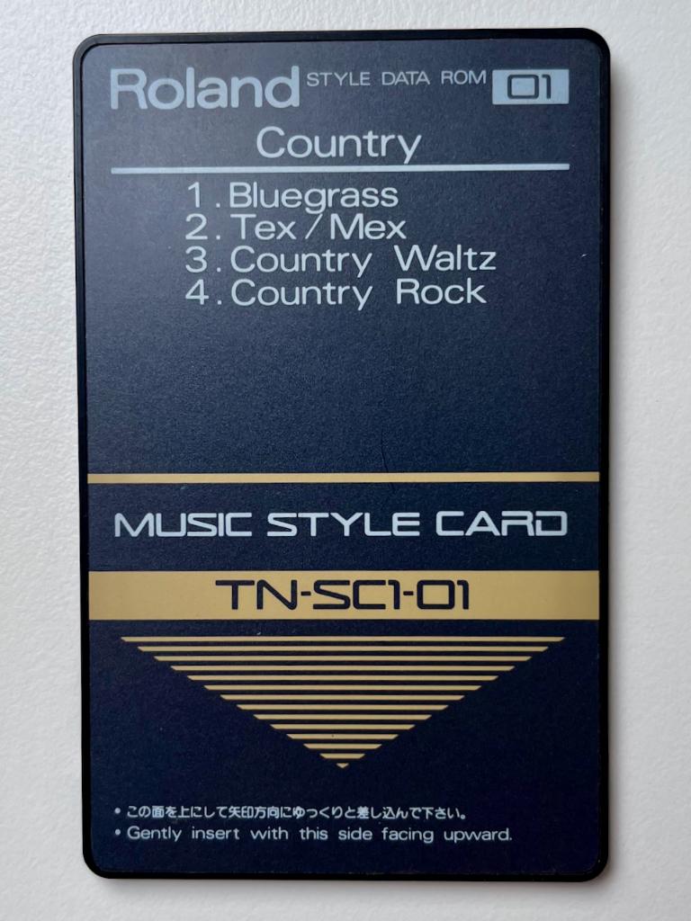 Roland Music Style cards, Muziek en Instrumenten, Ophalen of Verzenden, Zo goed als nieuw, Overige aantallen, Roland