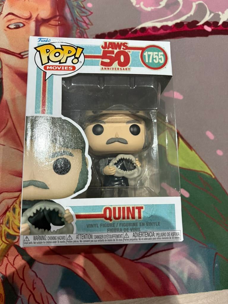 Funko Pop! Quint #1755 – Jaws 50th Anniversary, Funko Europe, Ophalen of Verzenden, Zo goed als nieuw, 4th floor, 1 Queen Caroline St, London W6 9YN, Verenigd Koninkrijk