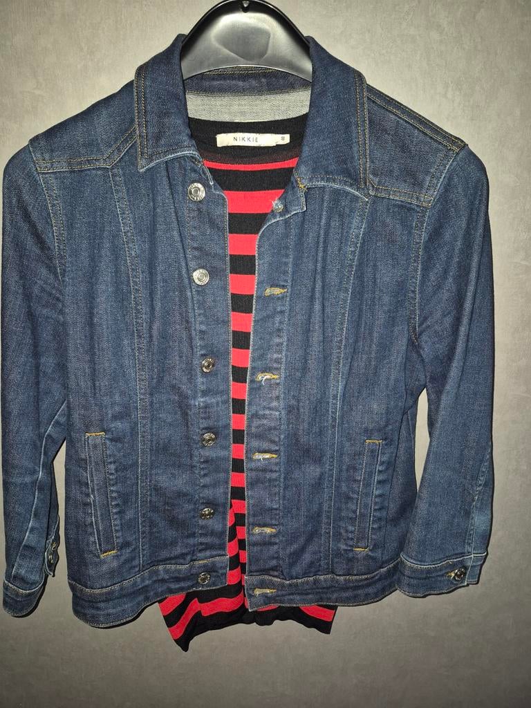 Nikkie Denim Jasje - Cover Girl!, Maat 38/40 (M), Blauw, Ophalen of Verzenden, Zo goed als nieuw