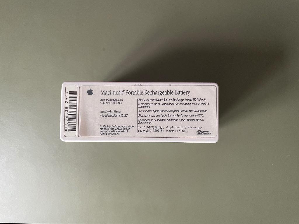 Macintosh Portable Rechargeable Battery, Computers en Software, Ophalen of Verzenden, Apple