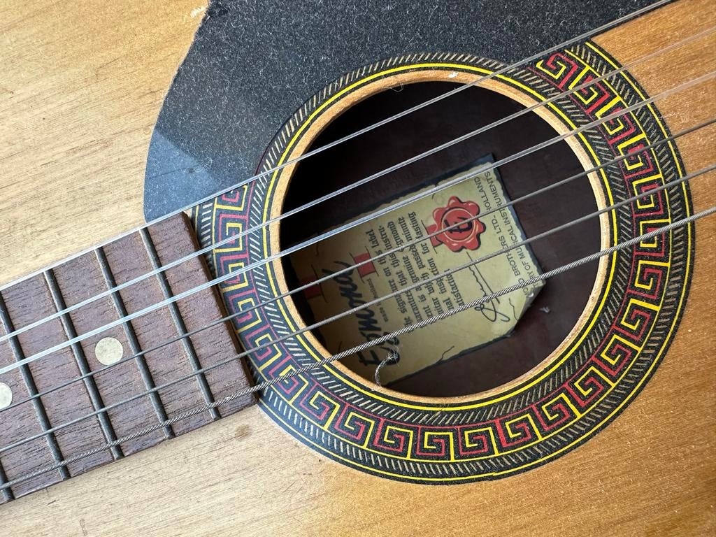 Vintage Egmond Akoestische Gitaar - Klassieker!, Muziek en Instrumenten, Ophalen of Verzenden, Gebruikt, Western- of Steelstringgitaar