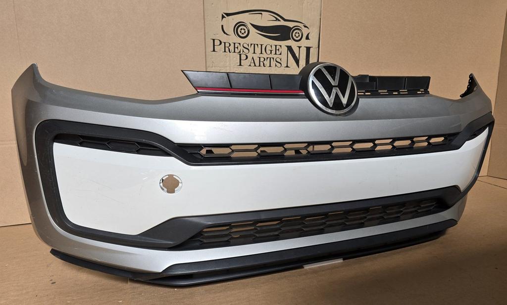 Voorbumper VW UP Facelift GTI 1.0 TSI LB7W BUMPER 1S0807221H, Gebruikt, -, Voor, Ophalen of Verzenden