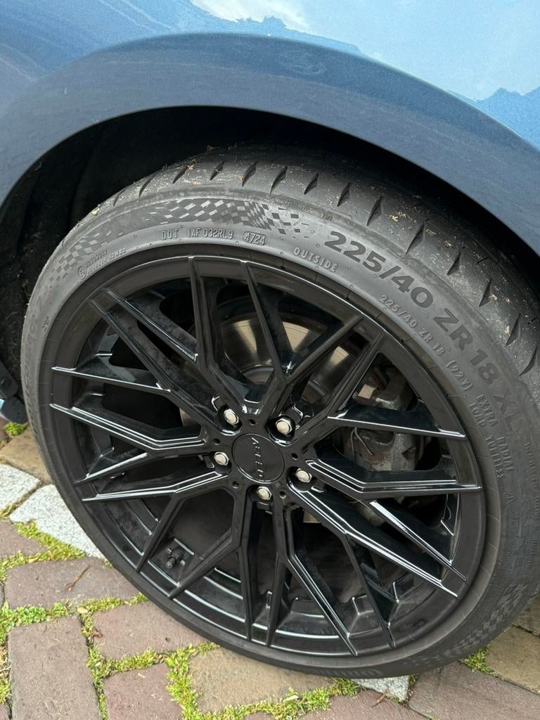 Ford focus velgen steekmaat 5x108, 18 inch, Gebruikt, Banden en Velgen, Ophalen of Verzenden