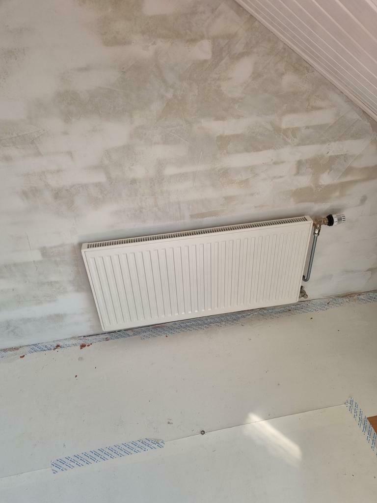 Installatie van cv en loodgieterswerk