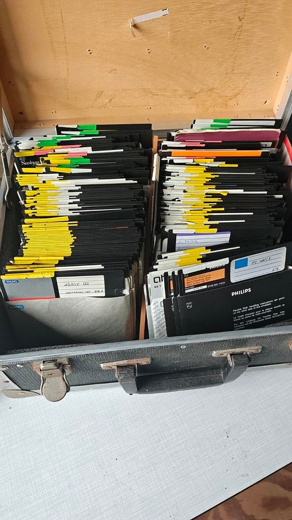 Vintage 5 1/4 inch Floppy Disks - Grote Collectie, Ophalen, Gebruikt