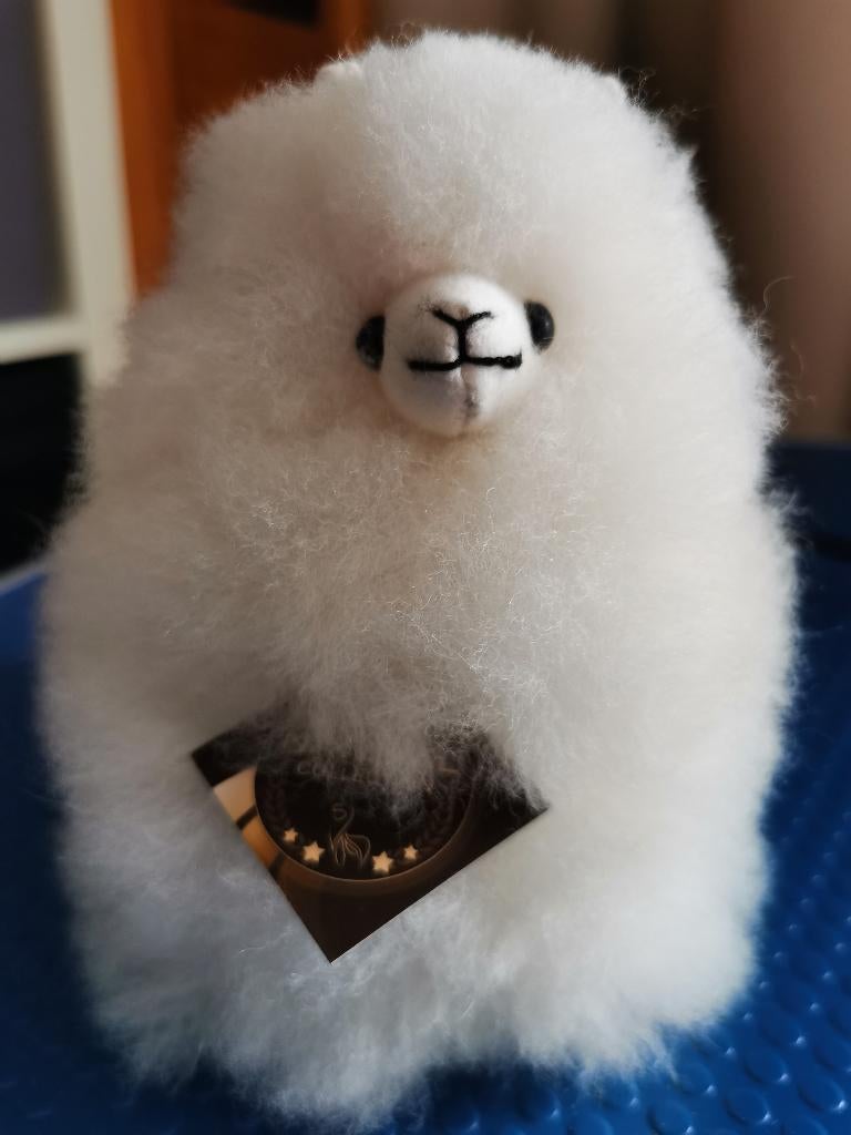 Alpaca knuffel-ivoorwit, Ophalen, Zo goed als nieuw, Overige typen