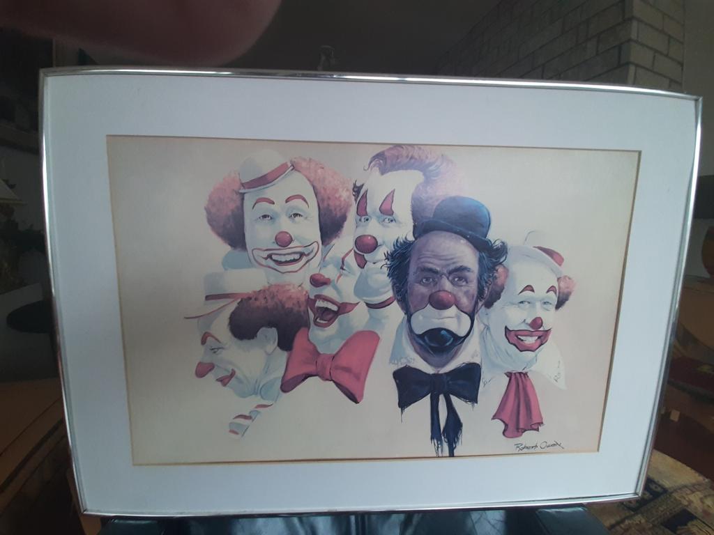 Kopie van schilderij van Robert Owen, Huis en Inrichting, Ophalen, Overige materialen, Gebruikt, 50 tot 75 cm
