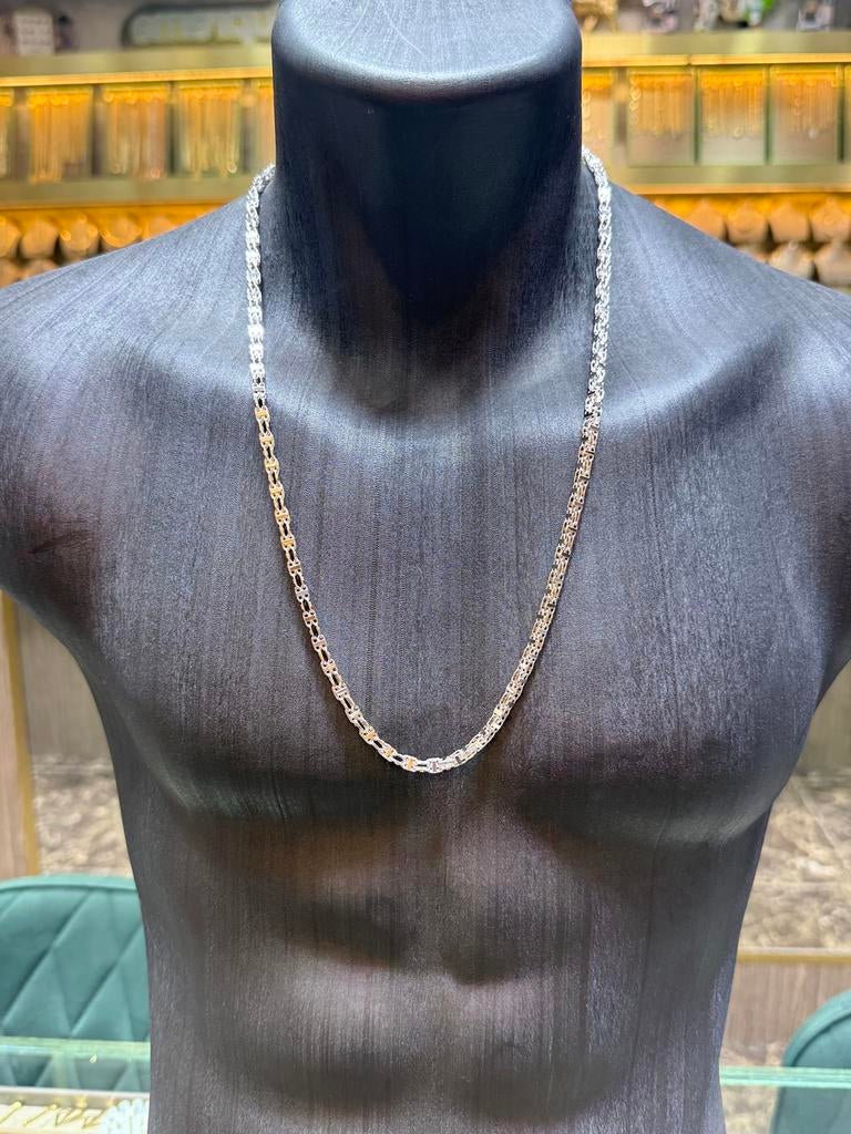 18KT Wit Goud - 22.7 Gram - Ketting - MAGNUM - Herenketting, Ophalen, Nieuw, Goud, Goud