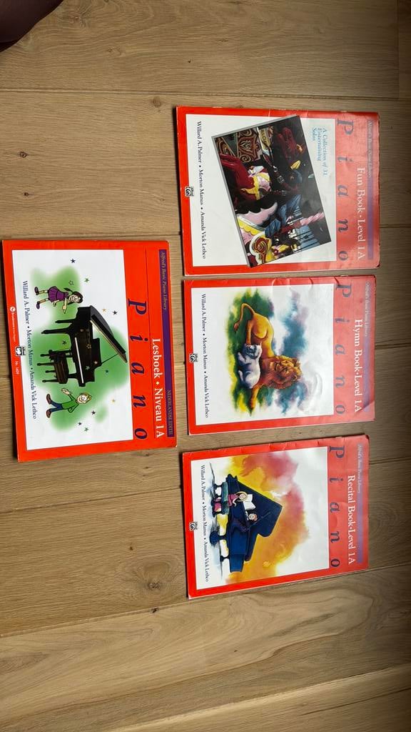 Piano lesboeken Alfred’s basic piano level 1a, Klassiek, Les of Cursus, Ophalen of Verzenden, Zo goed als nieuw