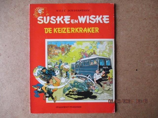 adv0293 suske en wiske parodie 3, Boeken, Stripboeken, Eén stripboek, Ophalen, Gelezen