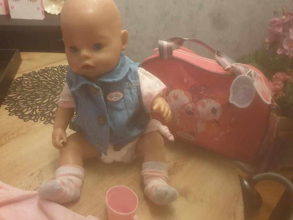 Babyborn pop met tas en behoren, Ophalen of Verzenden