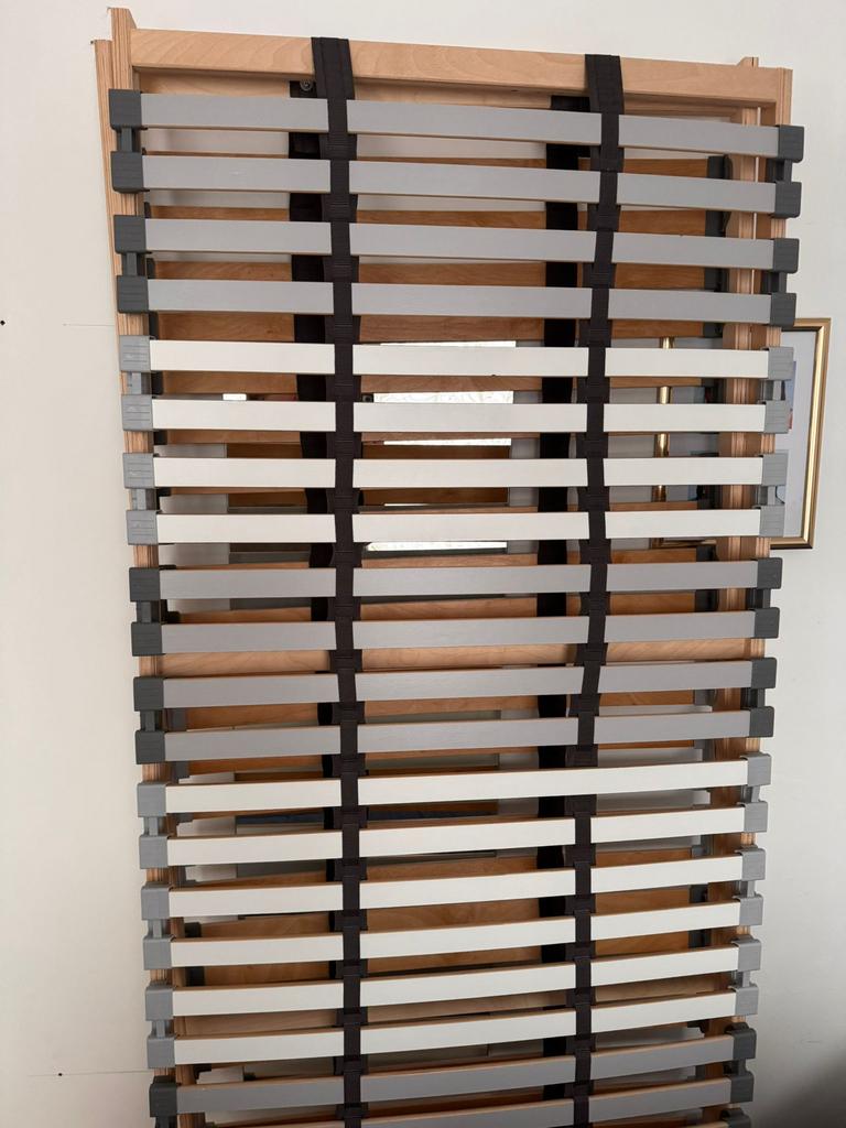 2x IKEA lattenbodem Lönset, Ophalen, Eenpersoons, Zo goed als nieuw, 80 cm