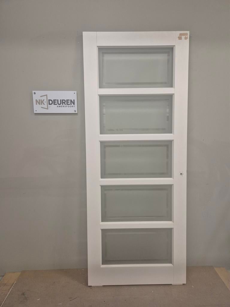 Skantrae Stompe glasdeur (93x231,5) Ongebruikt, Ophalen, Zo goed als nieuw, Binnendeur, 215 cm of meer