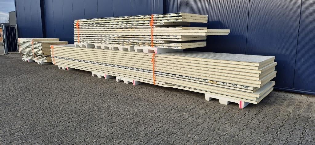 Goedkoop sandwich, gevel, wandpanelen lang 60mm B-keus, Doe-het-zelf en Verbouw, Platen en Panelen, Ophalen, Zo goed als nieuw