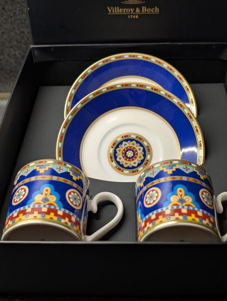 Villeroy & Boch servies - kopjes en schotels, Ophalen of Verzenden, Zo goed als nieuw, Overige stijlen, Kop(pen) en/of Schotel(s)