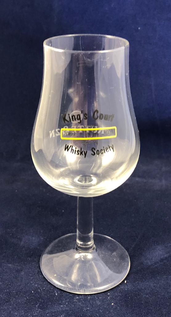 King's Court Whisky Society 10 jaar tasting glas, Ophalen of Verzenden, Zo goed als nieuw, Gebruiksvoorwerp