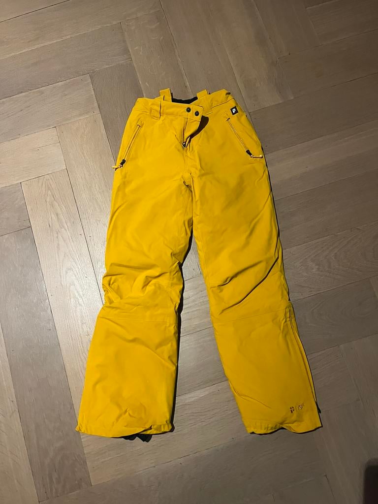 Skibroek Protest geel maat 152, Kleding | Heren, Wintersportkleding, Ophalen, Zo goed als nieuw, Overige maten, Broek