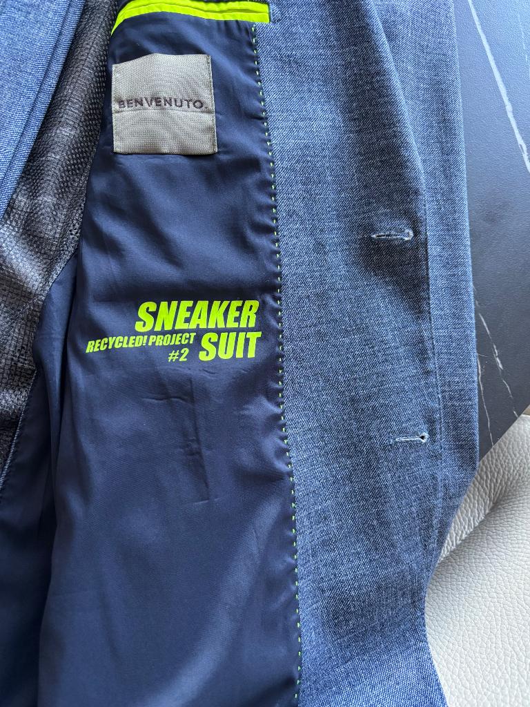 Benvenuto Sneakersuit  56  1x gedragen, Ophalen of Verzenden, Zo goed als nieuw, Maat 56/58 (XL), Blauw