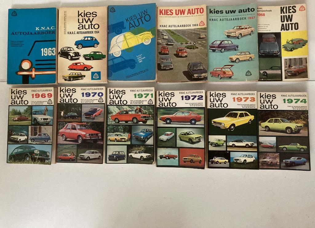 complete collectie KNAC autojaarboeken/Kies uw auto, Auto diversen, Ophalen of Verzenden