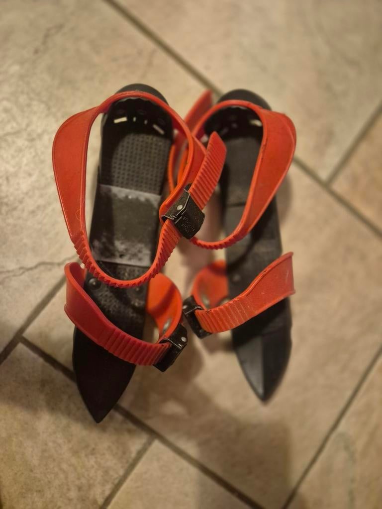 Zandstra onderschaatsen - schaatsen voor onder de schoen, Sport en Fitness, Schaatsen, Ophalen of Verzenden, Gebruikt, Overige typen