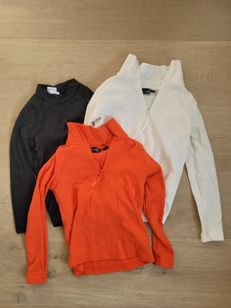3 Thermoshirts / Ski Pullies Maat 110, Ophalen of Verzenden, Maat 110