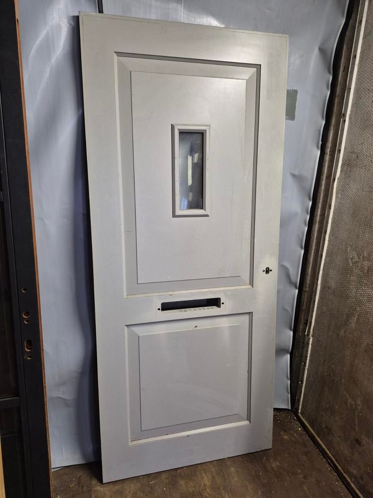 87,5x201,5cm voordeur buitendeur R bin incl thermopane JH7, Doe-het-zelf en Verbouw, Deuren en Horren, Ophalen, 80 tot 100 cm