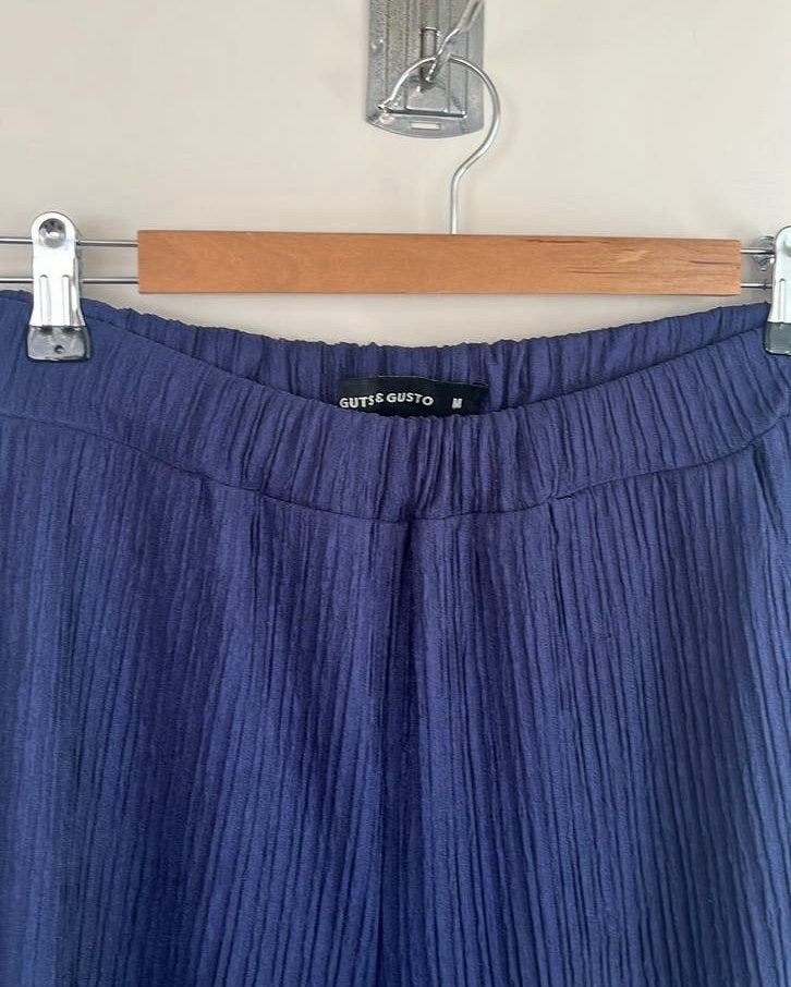 Guts & Gusto pantalon - blauw - maat M, Blauw, Lang, Gedragen, Ophalen