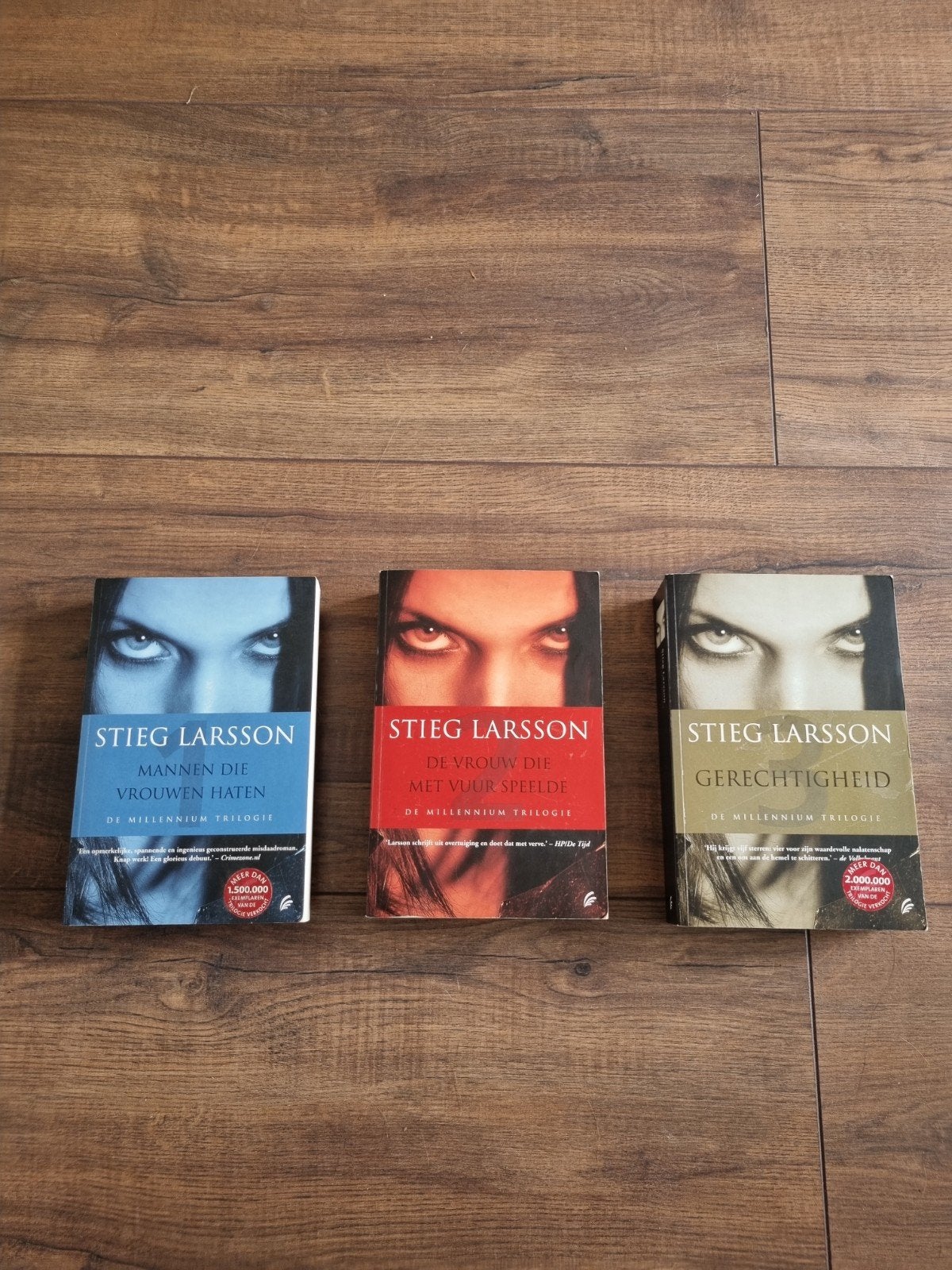 Millennium Trilogie Stieg Larsson - 3 boeken in goede staat, Boeken, Detectives, Ophalen of Verzenden, Gelezen, Stieg Larsson